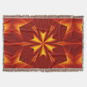 Manta Flores de fuego bohemias 24