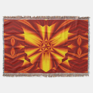 Manta Flores de fuego bohemias 33