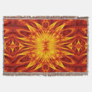 Manta Flores de fuego bohemias 38