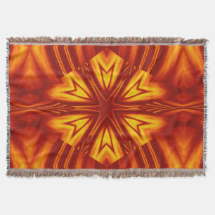 Manta Flores de fuego bohemias 50