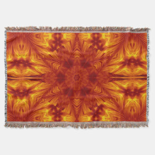 Manta Flores de fuego bohemias 6