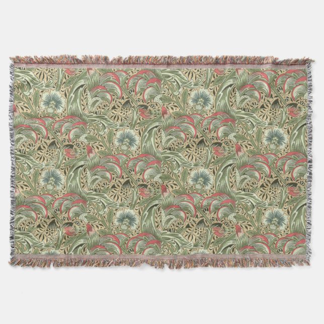 Manta Flores de níquel de William Morris (Anverso)