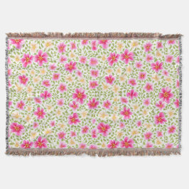 Manta Flores de patrón floral impaciencia