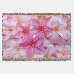 Manta Flores de verano rosadas de bonito
