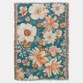 Manta Flores Delicadas Increíbles