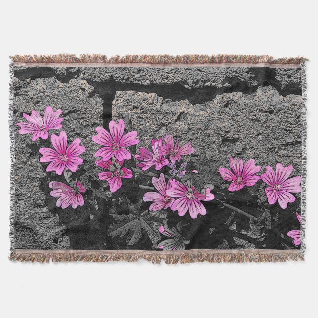 Manta Flores moradas (Anverso)