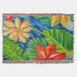 Manta Flores tropicales dos