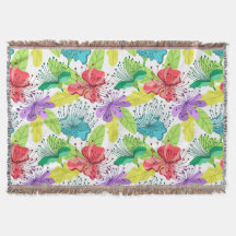 Flores tropicales sin costura