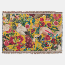 MANTA FLORES Y AVES XVIII