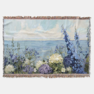 Manta Flores y pintura marina