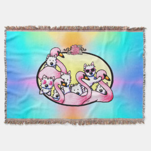 Manta Florida Westies Throw Blanket