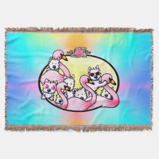 Manta Florida Westies Throw Blanket