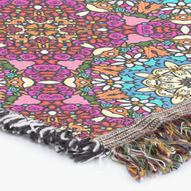 Manta Flower Power V Garden Groovy (Esquina)