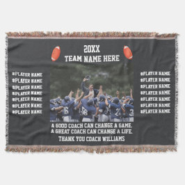 Manta Football Thank You Coach From The Team Players