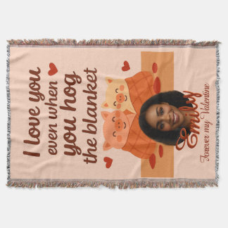 Manta 'Forever my Valentine' Throw Blanket