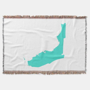 Manta Forma Turquesa de Florida