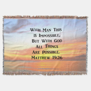 MANTA FOTO DE SPIRITUAL SUNRISE MATTHEW 19:26