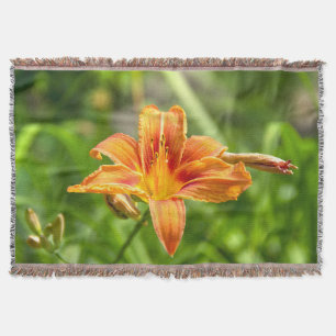 Manta Foto de una flor de Lily grande