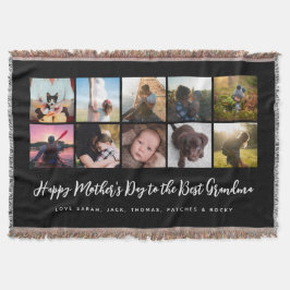 Manta Foto Keepsake para la abuela