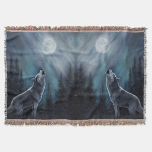 Manta Foto Mascota personalizada   Holling De Lobo En La