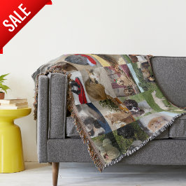 MANTA FOTOGRAFÍA GIFTA A MAMÁ MASCOTAS DE GRANDPA DAD GR