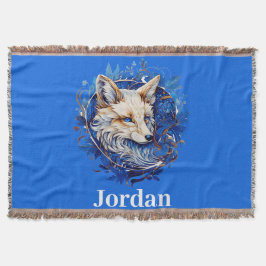Manta Fox encantadora con nombre personalizado