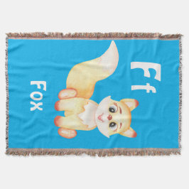 Manta Fox personaliza ABC: Letra F - Añadir tu nombre