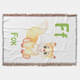 Manta Fox personaliza ABC: Letra F - Añadir tu nombre