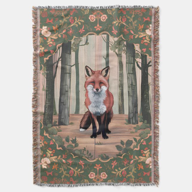 Manta Fox ventilado en el arte inspirado en la naturalez (Frente vertical)