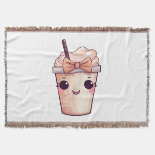 Manta Frappe Sonriente Kawaii
