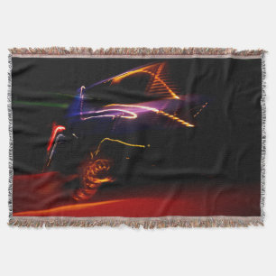 Manta frazada de tiro de baile de auto púrpura