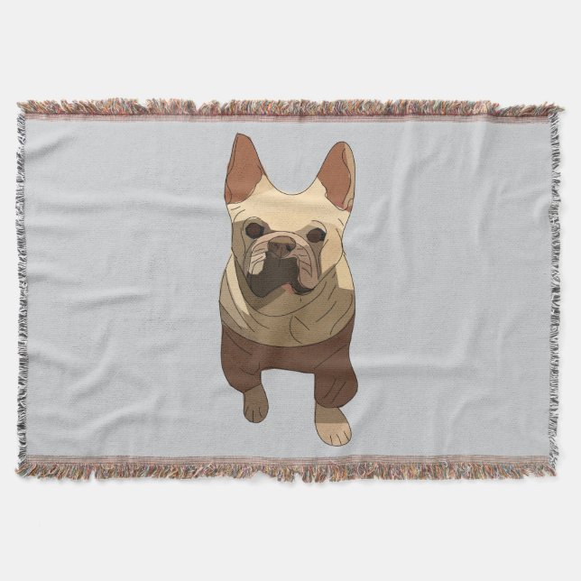 Manta French Bulldog, Lavender Purple (Anverso)