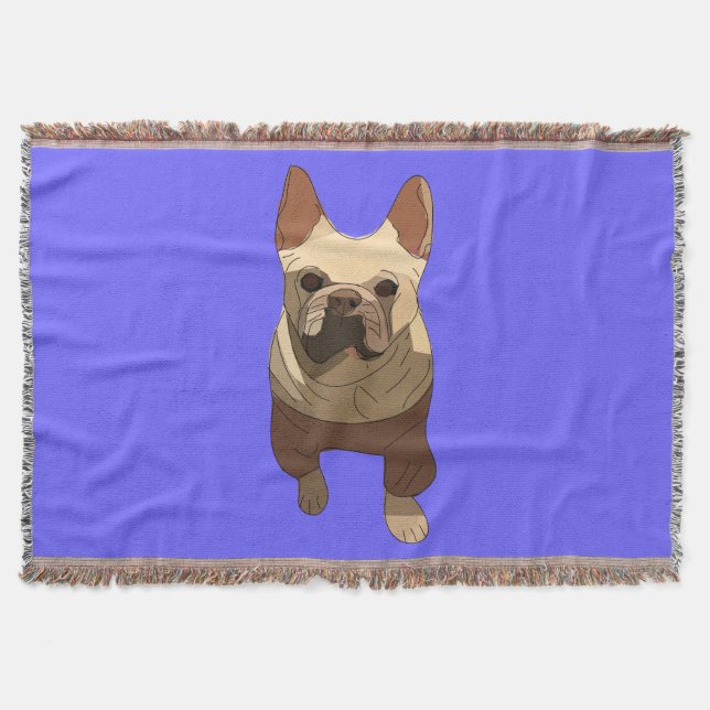 Manta French Bulldog, Lavender Purple (Anverso)