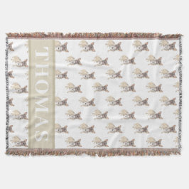Manta Frenchie (Blue Fawn Tricolor) Baby Blanket