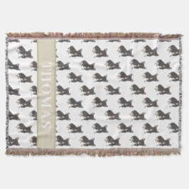 Manta Frenchie (Negro y Tan Tricolor)