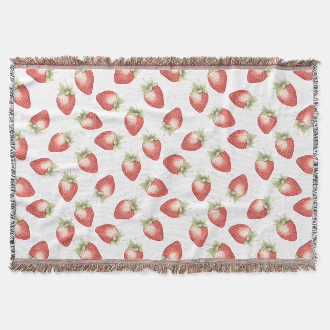 Manta Fresas Frutas Rojas (Anverso)