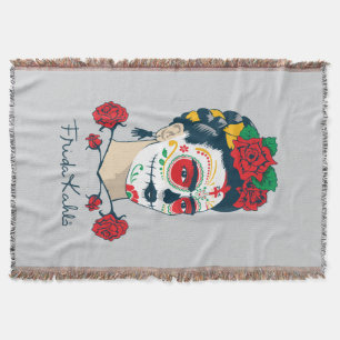 Manta Frida Kahlo el   El Día de los Muertos