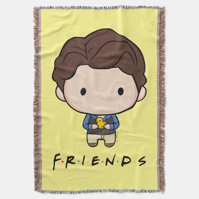 Manta FRIENDS™ | Chandler Chibi (Frente vertical)
