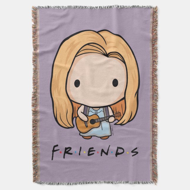 Manta FRIENDS™ | Phoebe Chibi (Frente vertical)