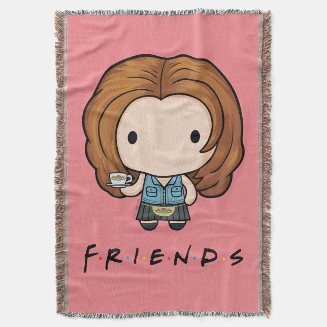 Manta FRIENDS™ | Rachel Chibi (Frente vertical)