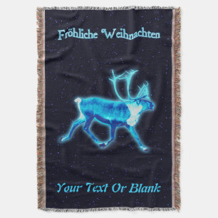 Manta Froehliche Weihnachten - Blue Caribou (Reno)
