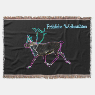 Manta Frohliche Weihnachten - Caribou eléctrico
