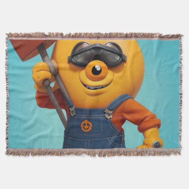 Manta Fröhlicher Baumeister – Gelber Held mit Hammer   (Anverso)