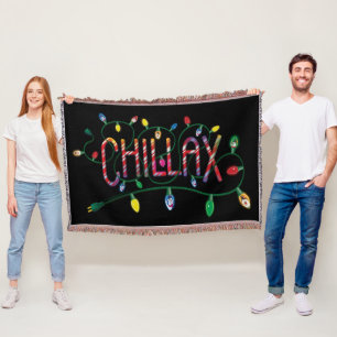 Manta Frosty the Snowman™   Luces navideñas "Chillax"