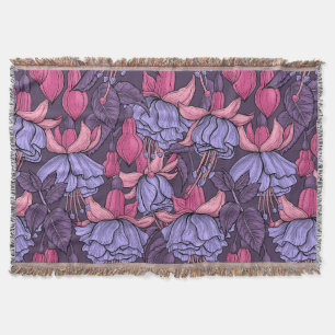 Manta Fuchsia en rosa y violeta