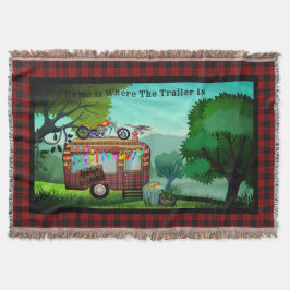 Manta Fun Camper Trailer Trash Welcome Mat Home Es Donde