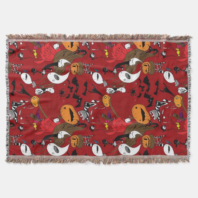 Manta Fun Halloween fantasmal (Anverso)