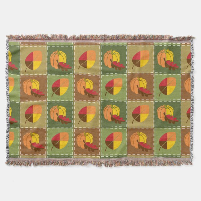Manta Funda de corte de corte del otoño (Anverso)