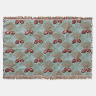 Manta Funda de hilado con pinecona