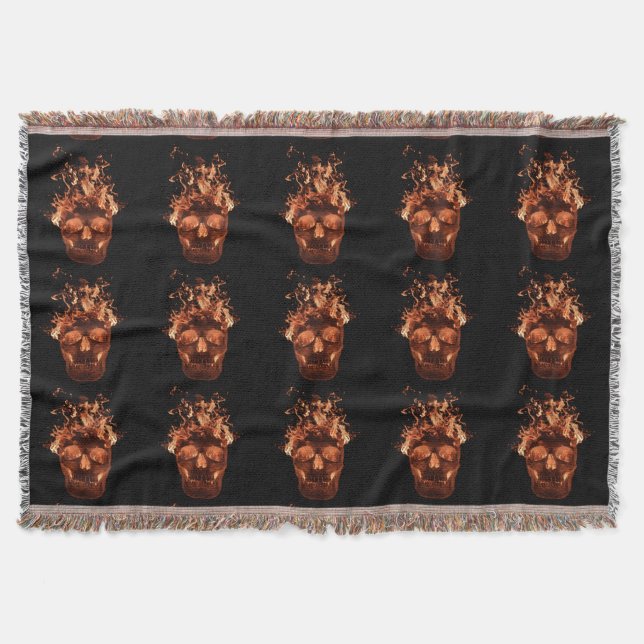 Manta Funda de lanzamiento de cráneo contra incendios de (Anverso)